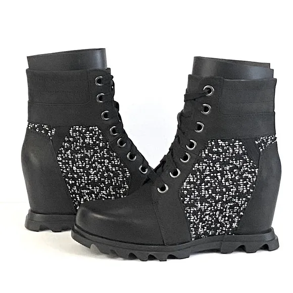 New Sorel Joan of Arctic Wedge III Lexie Boot — Waterproof Leather Wedge Boots