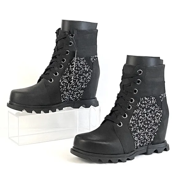 New Sorel Joan of Arctic Wedge III Lexie Boot — Waterproof Leather Wedge Boots