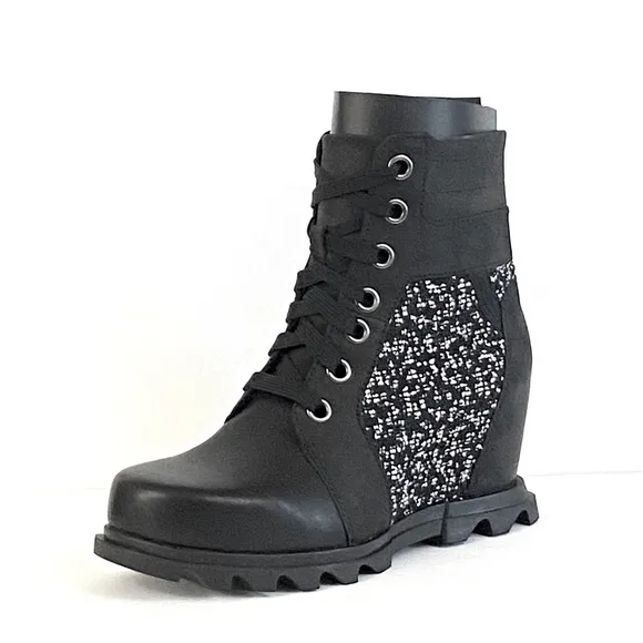 New Sorel Joan of Arctic Wedge III Lexie Boot — Waterproof Leather Wedge Boots