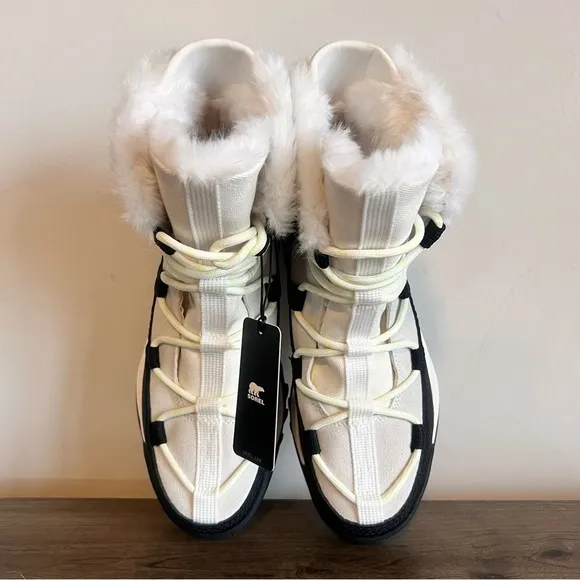 NEW SOREL Ona RMX Glacy Faux Fur Fleece Lined Women's Boot Size 10 #079