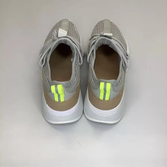 NEW SOREL Womens Kinetic Impact II Lace Sneaker Lightweight Chunky Grey Size 7.5