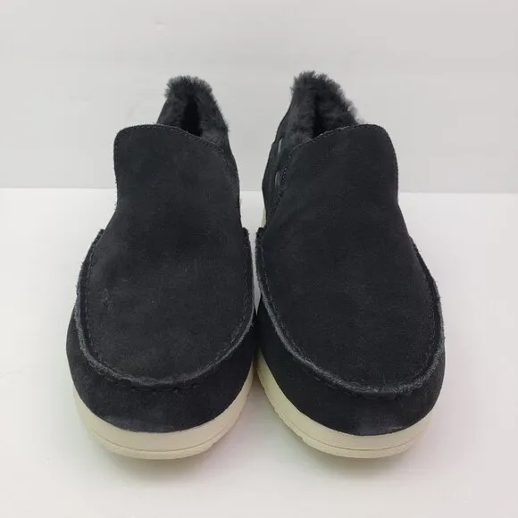 NEW Sperry Moc Sider WR Mens Size 9 Black Suede Comfort Shoes STS23724