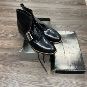 NEW Stacy Adams Madison Black Cap-Toe Ankle Boots 15 D