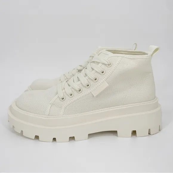 NEW Superga Alpina High Top Lace Up Platform Lugged Sole Sneakers Apex Mid Boots