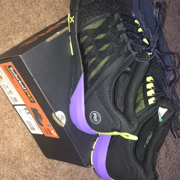 NEW Timberland PRO Radius Composite Safety Toe 9.5 Women’s Black Work Shoes