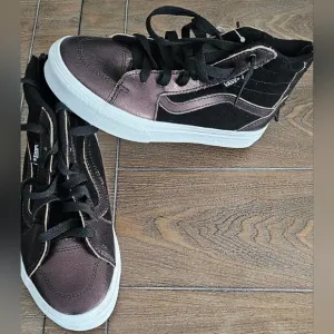 New Vans kids Black and metallic brown High-Top Sneakers