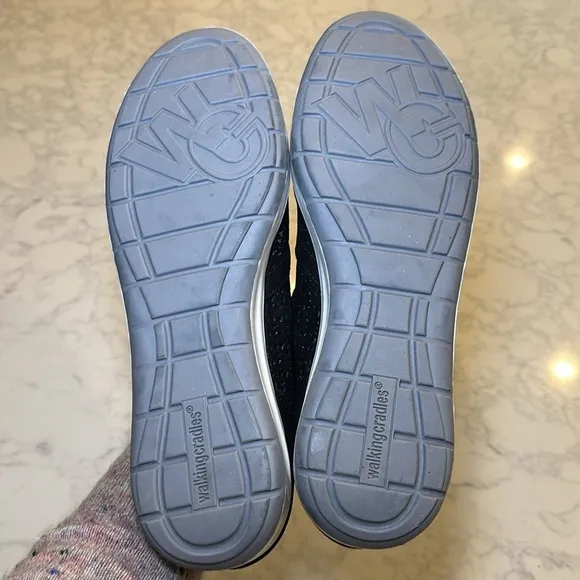 NEW Walking Cradles Orleans Comfort Shoes Black Slip On Size 12 Narrow