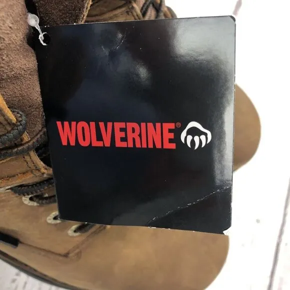 New Wolverine Men's 6 Inch Durbin WP Brown WPF Steel-Toe EH Boots/Shoes Size 14M