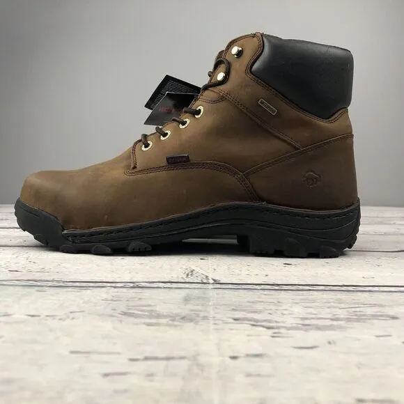 New Wolverine Men's 6 Inch Durbin WP Brown WPF Steel-Toe EH Boots/Shoes Size 14M