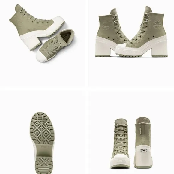 NEW Womens 9 CONVERSE Chuck 70 De Luxe Heel Water Repellent A10378C Boots M-7