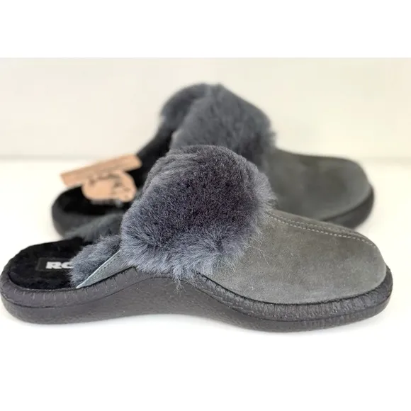 NEW Women's Joseph Seibel ROMIKA MONACO Sheepskin Slippers Clogs Sz 36 Or 5.5-6
