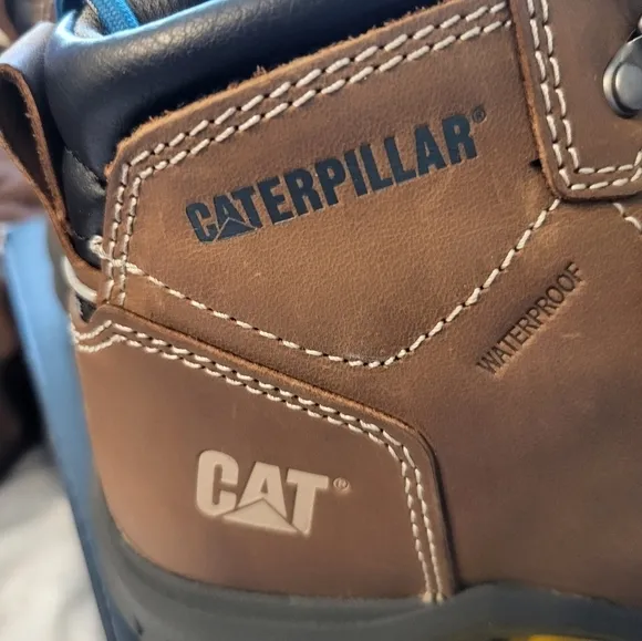 NIB Caterpillar Mae St 7.5 women's med steel toe boot NEW NEVER WORN