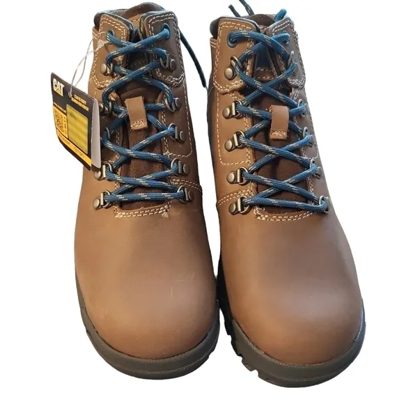 NIB Caterpillar Mae St 7.5 women's med steel toe boot NEW NEVER WORN