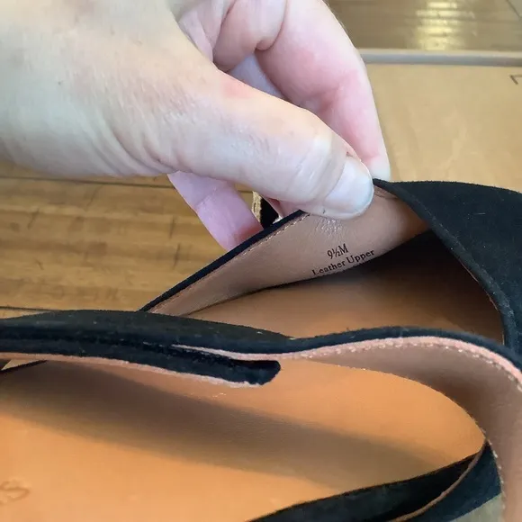 NIB Designer L'Amour Des Pieds Baruk Mule Black Elegant Women's Shoes Sz 9.5