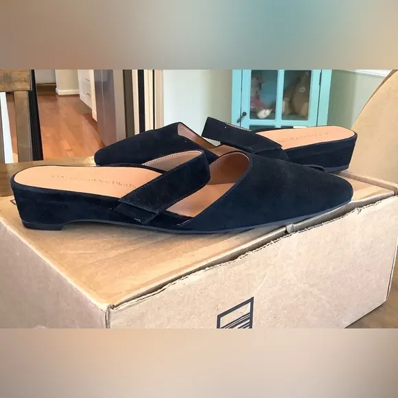 NIB Designer L'Amour Des Pieds Baruk Mule Black Elegant Women's Shoes Sz 9.5