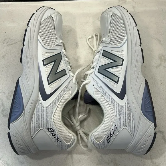 NIB New Balance 847 V3 | White &amp; Grey Walking Shoes Sneakers