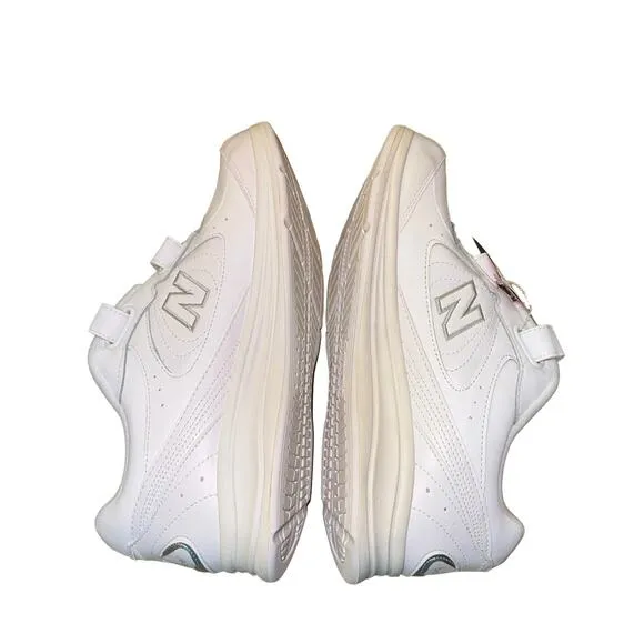 NIB New Balance Walking DSL-2 White Self Fastening Grandpa Shoes