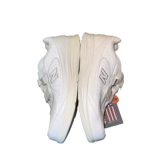 NIB New Balance Walking DSL-2 White Self Fastening Grandpa Shoes