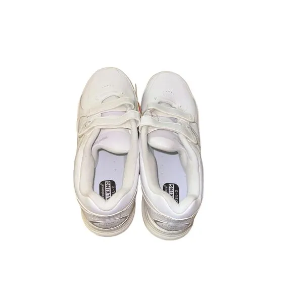 NIB New Balance Walking DSL-2 White Self Fastening Grandpa Shoes
