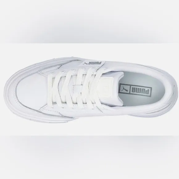 NIB Puma Mayze Stack Trainers White Size 9.5 Women’s