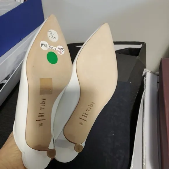 Nib Tibi Elegant White Women's Mules