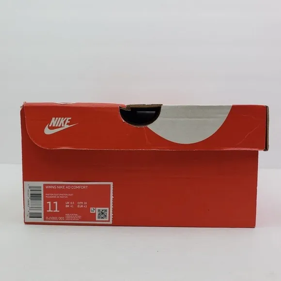 Nike AD Comfort Womens Size 11 Photon Dust White Sneaker Shoes DJ1001-001