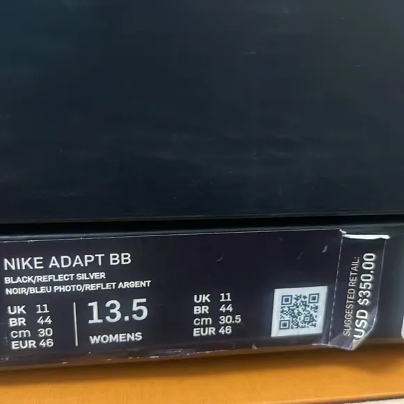 Nike adapt BB basketball shoes.