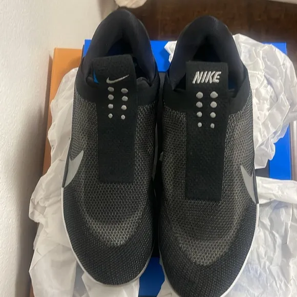 Nike adapt BB basketball shoes.
