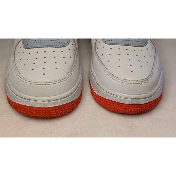 Nike AF-1  High (GS) 'Be Kind' Youth Sz 6.5 Hi-Top Sneakers Wht/Org #DC2198-100