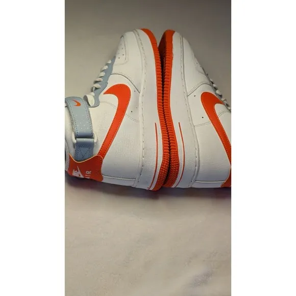 Nike AF-1  High (GS) 'Be Kind' Youth Sz 6.5 Hi-Top Sneakers Wht/Org #DC2198-100