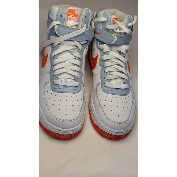 Nike AF-1  High (GS) 'Be Kind' Youth Sz 6.5 Hi-Top Sneakers Wht/Org #DC2198-100