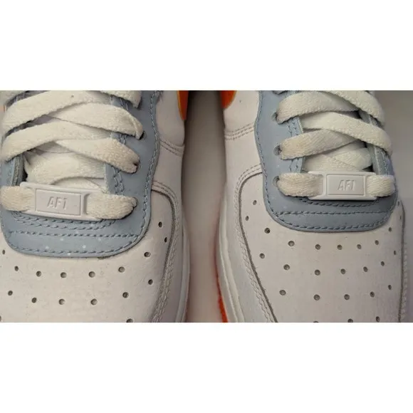 Nike AF-1  High (GS) 'Be Kind' Youth Sz 6.5 Hi-Top Sneakers Wht/Org #DC2198-100