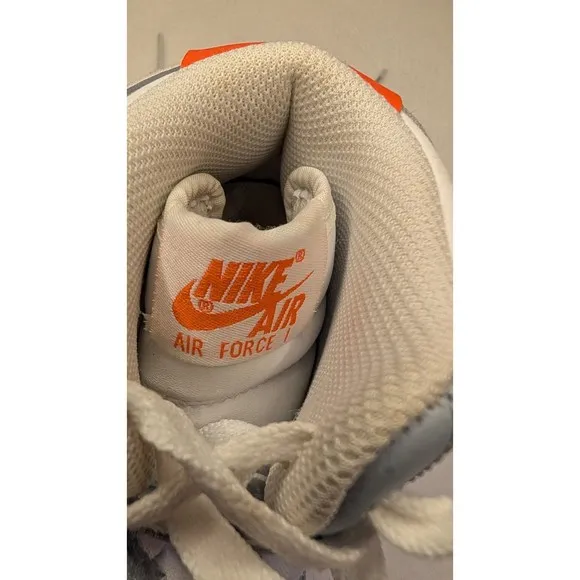 Nike AF-1  High (GS) 'Be Kind' Youth Sz 6.5 Hi-Top Sneakers Wht/Org #DC2198-100