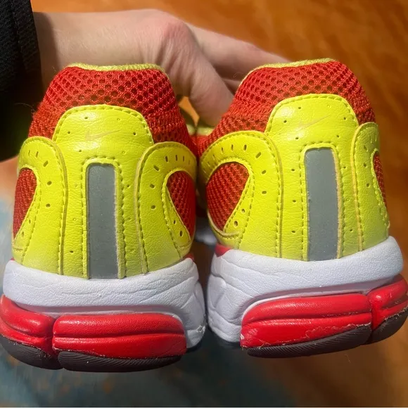 Nike Air 2009 id Bowerman Red Silver Yellow PKW 4 Shoes rare Size 8