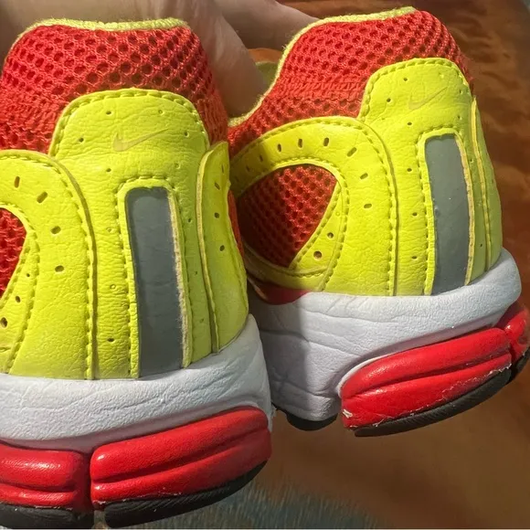 Nike Air 2009 id Bowerman Red Silver Yellow PKW 4 Shoes rare Size 8