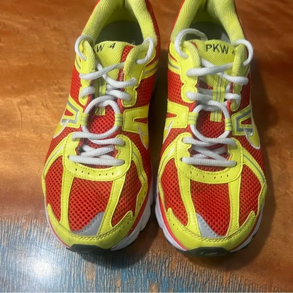 Nike Air 2009 id Bowerman Red Silver Yellow PKW 4 Shoes rare Size 8