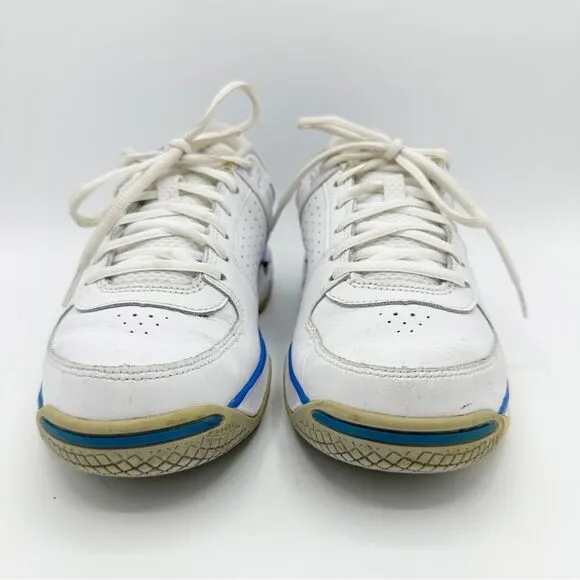 Nike Air Del Mar III White/Blue/Silver Leather Low-Top Chunky Sneaker Sz 7.5