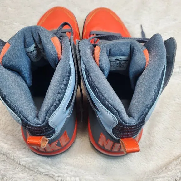 Nike Air Flight Condor High Top Orange Grey 366574 848 Logo Sneakers Shoes 11