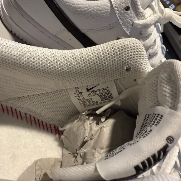 Nike Air Force 1 ‘07 Men’s White / Black AF1 Sneakers