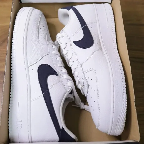 Nike Air Force 1 Craft 'White Obsidian' CT2317-100 Men's 14 2020