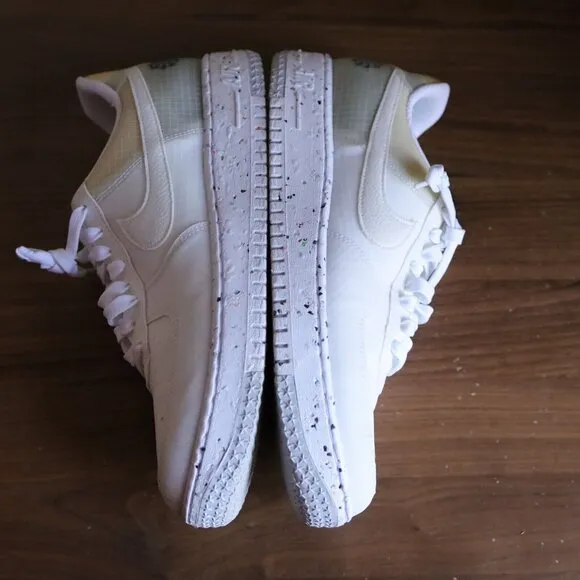 Nike Air Force 1 Crater 'Move To Zero - White Orange' DH2521-100 Men's 11.5 2021