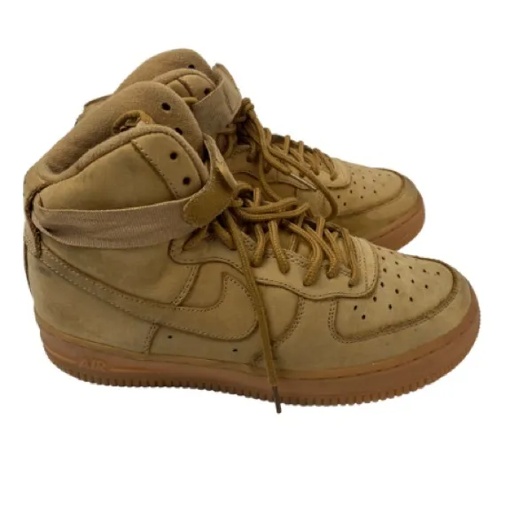 Nike Air Force 1 High LV8 GS “Wheat” Youth Sneakers Size 6.5Y 807617-200