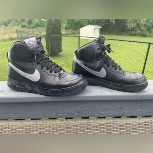 Nike Air Force 1 High Men’s Black Iridescent Sneakers 806403-011 AF1 Size 10