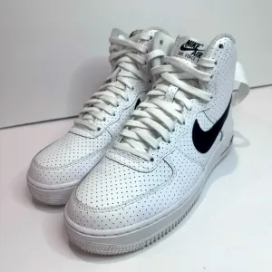 Nike Air Force 1 High Top Sneakers - White and Black Sz.6.5y