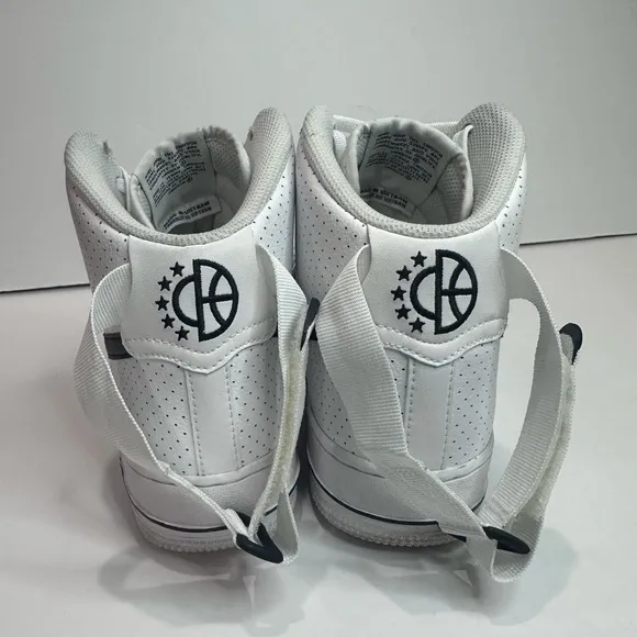 Nike Air Force 1 High Top Sneakers - White and Black Sz.6.5y