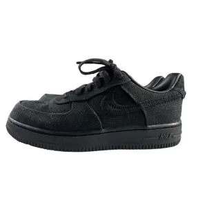 Nike Air Force 1‎ Low Stussy Black Sneaker Shoes Youth Sz 2.5