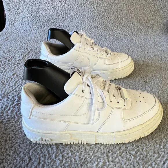 Nike Air Force 1 Pixel Sneakers Mens 8 White Chunky Shoe