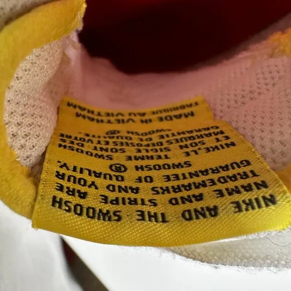Nike Air Force 1 Shadow White Black Yellow Smiley Face Women’s Size: 8.5