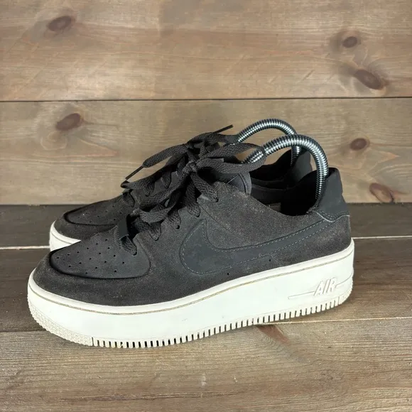 nike air force one sage womens size 8 shoes gray platform comfort sneakers
