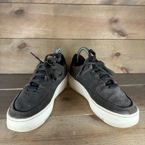 nike air force one sage womens size 8 shoes gray platform comfort sneakers
